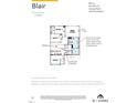 Second floor layout featuring bedrooms, deluxe owner's bath, laundry, and loft at 2400 Picual Way # 33, New Hill, NC 27562