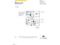 Second floorplan featuring bedrooms, bathrooms, and a laundry room with a tray ceiling and loft at 2416 Picual Way # 37, New Hill, NC 27562