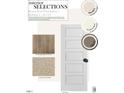 Interior selections for Bronze Leaf townhomes feature flooring, carpet, and paint colors at 1025 Coldspring Circle, Durham, NC 27705