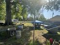 Spacious backyard offers ample room for outdoor activities and gardening at 212 S Sixth St, Smithfield, NC 27577