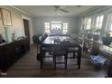 Traditional dining room boasting natural light and ample space for entertaining at 212 S Sixth St, Smithfield, NC 27577