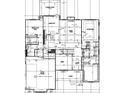 Main level floor plan featuring bedrooms, Gathering rooms, kitchen, breakfast area and a 3-car garage at 329 Bud Wall Rd, Youngsville, NC 27596