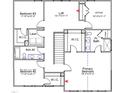 Second-floor floor plan includes bedrooms, bathrooms, walk-in closets, an office, laundry, and a loft at 130 Cordoba Dr, Franklinton, NC 27525
