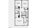 Third floor layout featuring an owner's suite, bathroom, laundry area, and additional bedrooms at 424 Rowe Way, Knightdale, NC 27545