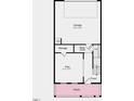 Layout of the first floor featuring garage, flex space, foyer, drop zone, storage and porch at 426 Rowe Way, Knightdale, NC 27545