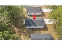 An aerial view showcasing the layout of the home at 2305 Pinecroft Dv, Burlington, NC 27217