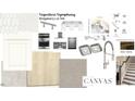 Design selections with hard flooring, carpets, cabinets, and appliances at 113 Seagraves Creek Ln, Holly Springs, NC 27540
