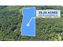 Expansive 25.24 acre lot located in Rougemont, NC with lush greenery, mature trees, and potential for outdoor enjoyment at 7849 Circle L Trl, Rougemont, NC 27572