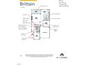 Brittain floor plan featuring a gourmet kitchen, fireplace, and spacious layout for comfortable living at 2388 Picual Way # 30, New Hill, NC 27562
