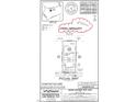 Preliminary house plot plan showcasing the lot dimensions and home placement on the property at 2388 Picual Way # 30, New Hill, NC 27562