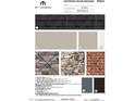 Exterior color package with black roof shingles, stone accents, and gray siding at 2404 Picual Way # 34, New Hill, NC 27562