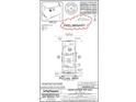 House location plot plan depicting lot dimensions, setbacks, and property layout at 2404 Picual Way # 34, New Hill, NC 27562