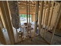 A house under construction with garage in view at 4024 N Nc 581 Hwy, Kenly, NC 27542