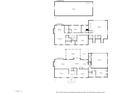 Detailed floor plan showcasing layout of home, including bedrooms, living spaces, and bonus room at 7140 N Ridge Dr, Raleigh, NC 27615