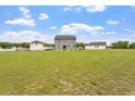 Expansive backyard with lush green grass and fence surrounding the property at 100 Arrowtown Way, Kenly, NC 27542