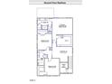 Second floor plan showcasing two bedrooms, a primary bedroom, and loft area at 1307 Westerland Way # 16, Durham, NC 27703