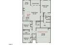 Thoughtfully designed floor plan featuring 3 bedrooms, 2 baths, and open living spaces at 66 E American Marigold Dr, Benson, NC 27504