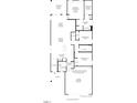 Detailed floor plan showcasing the layout of the home, including bedrooms, bathrooms, kitchen, and living areas at 2036 Abbeyhill Dr # 99, Raleigh, NC 27610