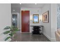 Modern entryway featuring unique decor, artwork, and minimalist design, creating a stylish welcome at 122 N Harrington St # 1555, Raleigh, NC 27603
