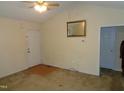 Living room featuring neutral tones, and an entry doorway at 221 Hickory Glen Ln, Durham, NC 27703