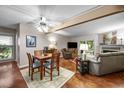 Inviting living room featuring a cozy seating area and ample natural light at 6021 Dixon Dr, Raleigh, NC 27609
