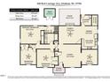 Detailed floor plan showcasing the layout of the residence, including room dimensions and key features at 620 Red Carriage Ave, Durham, NC 27704