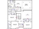 Upstairs floor plan featuring primary bedroom, three bedrooms, and a loft at 75 Guardian St, Youngsville, NC 27596