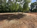 View of the side of the home and the yard that needs new sod or seed at 8505 Ray Rd, Raleigh, NC 27613