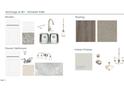 Selection of Kitchen and Bathroom finishes showcase modern design elements and quality materials at 432 Grange Farm Pl, Raleigh, NC 27603