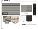 Exterior finishes showing siding options, brick choices, trim, and front door colors at 80 Lone Star Dr, Lillington, NC 27546