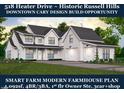 Inviting modern farmhouse with a three-car garage and craftsman-style details at 518 Heater Dr # B, Cary, NC 27511