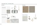 Selection of flooring, backsplash and paint choices for the home's interior spaces at 414 Grange Farm Pl, Raleigh, NC 27603