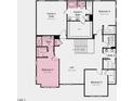 Second-floor layout with Owner's Suite, loft, and bedrooms including a laundry room at 913 Delano Dr, Knightdale, NC 27545