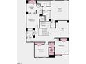 Second floor floorplan showing the Owner's Suite, Loft, Laundry and additional bedrooms at 121 Seagraves Creek Ln, Holly Springs, NC 27540