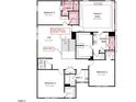 Second floor plan showcasing bedrooms, bathrooms, loft and owner's suite layout at 147 Rivulet Ct, Cary, NC 27519