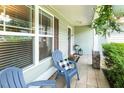 Inviting front porch with chairs, offering a cozy outdoor space at 131 Abacos Ct, Clayton, NC 27520