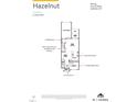 Hazelnut first floor plan boasting gourmet kitchen, great room, dining and double glass doors at 2459 Englemann Pl # 362, New Hill, NC 27562