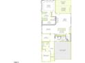 Floor plan layout showcasing the home's room placements at 160 Serene Xing, Fuquay Varina, NC 27526