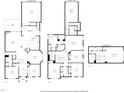 Detailed floor plan showcasing the layout with measurements of all three floors of the home at 1148 Survada Ln, Morrisville, NC 27560
