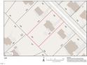 Map outlining property lines and surrounding area, illustrating the lot's dimensions and location at 1021 Manchester Dr, Raleigh, NC 27609