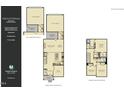 Detailed floor plan showcasing a spacious layout with two-car garage, multiple bedrooms, and open living areas at 5545 Cayden Cove Dr, Wendell, NC 27591