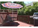Relaxing outdoor deck area, perfect for grilling and enjoying the outdoors at 2507 Princewood St, Raleigh, NC 27612