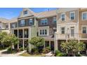 Attractive townhomes showcasing modern architecture and inviting front entrances at 417 Austin View Blvd, Wake Forest, NC 27587