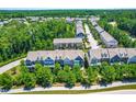 Townhomes nestled in a lush, green landscape, presenting a serene and picturesque community setting at 4963 Highcroft Dr, Cary, NC 27519