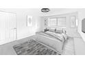 Bedroom featuring neutral decor, hardwood floors, a ceiling fan, and natural light at 800 Pritchard Avenue Ext # H7, Chapel Hill, NC 27516