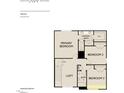 Second floor plan showcasing a primary bedroom with bath, two additional bedrooms, and a loft at 257 Marvel Dr # 135, Rolesville, NC 27571