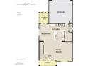 First floor plan featuring an open-concept kitchen, Gathering room, and screened patio at 257 Marvel Dr # 135, Rolesville, NC 27571