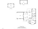 Detailed floor plan showcasing the layout and dimensions of the home at 304 Foxcroft Dr, Timberlake, NC 27583