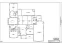 Detailed first floor plan showcases layout with kitchen, study, and 3-car garage at 1620 Hunting Ridge Rd, Raleigh, NC 27615
