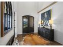 Open and airy foyer with wood floors and stylish decor at 241 Teague St, Wake Forest, NC 27587